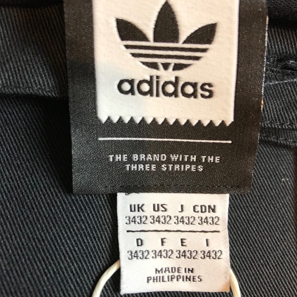 Adidas Nora Vasconcellos Chinos Men’s Black & Pink Skater Pants Size: 34x32 NEW - Picture 7 of 8